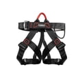 thumbnail image 2 of Equipo de arnés de escalada Conveniente Medio Cuerpo Medio Cuerpo Cinturón Simple Firma Equipo protector para protección deportiva al aire libre Negro seitruly  OD019574-02, 2 of 6