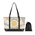 thumbnail image 7 of FORMRS Laptop Tote Bag for Women with 15.6" Computer Compartments Handbag, Purple Rainbow Clouds, 7 of 7