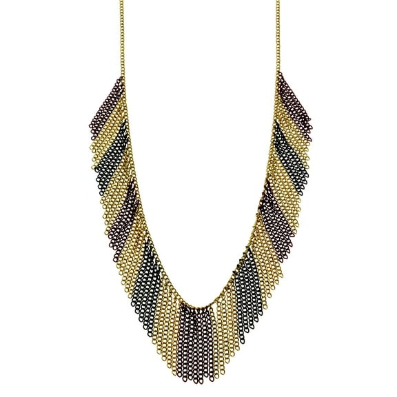 Mi Amore Long-Necklace Multicolor/Gold-Tone
