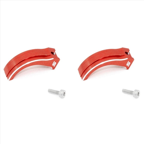 2X Varilla de Freno del Brazo del Gatillo del Acelerador para Futaba 7PX 4PX 4PXR Transmisor de Coche RC Radio B Coche RC, Rojo