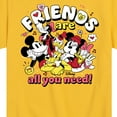 thumbnail image 3 of Disney - Friends Are All You Need - Toddler & Youth Short Sleeve Graphic T-Shirt, 3 of 5