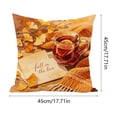 thumbnail image 3 of Halloween Sale Clearance!Fall Decor, Thanksgiving And Fall Pillow Covers 18x18 Inch Fall Pumpkin Maple Leaf Throw Pillowcase Case For Thanksgiving Pillow Rural Couch Sofa Bed Indoor Outdoor Decor, 3 of 6