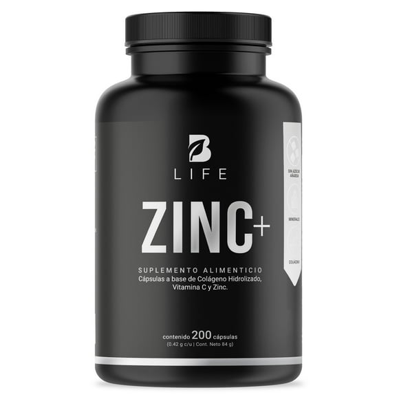 Zinc Con Colágeno y Vitamina C BLIFE Cápsulas
