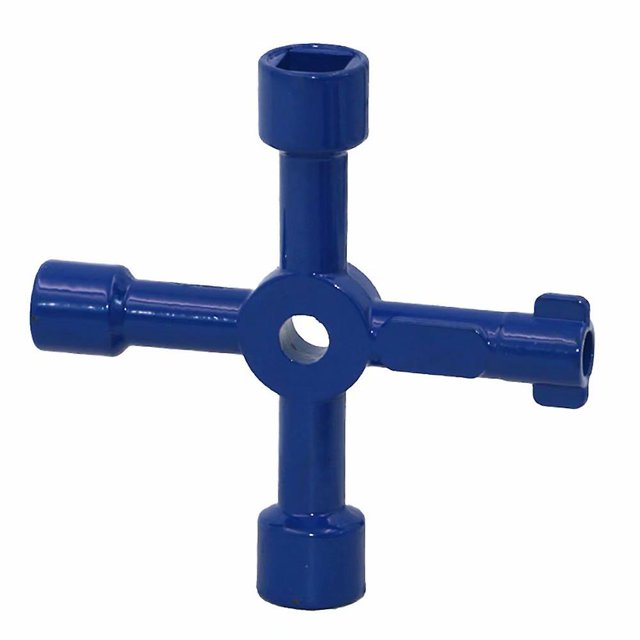 Llave inglesa multifuncional del agujero cuadrado del triángulo del gabinete de control eléctrico brillar Electrónica