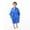 Royal Blue, variant on Godderr Kids Baby Satin Bathrobe Pajamas for Boys Girls，1-8Y Toddler Thin Night-Robe Spring, Summer Robes Long Sleepwear Kids Silk Satin Bathrobe