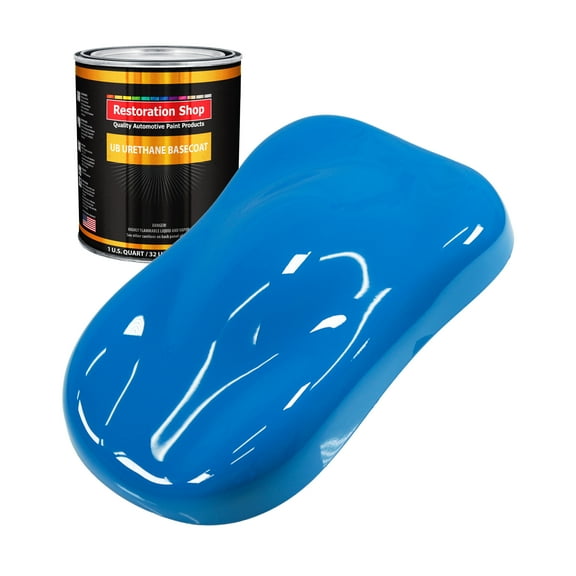 Coastal Highway Blue 1 Quart URETHANE BASECOAT Car Auto Body Paint
