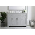 thumbnail image 2 of 48 inch Single Bathroom Vanity in Grey with Backsplash, 2 of 8