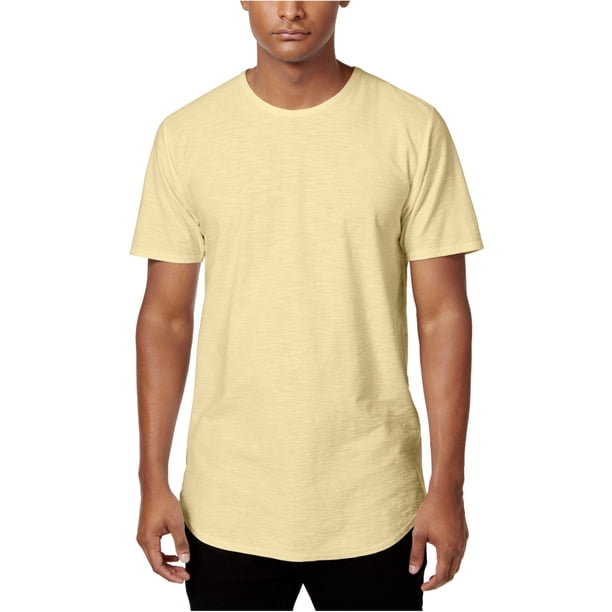 Camiseta básica Jaywalker con dobladillo extendido para hombre beige XXL