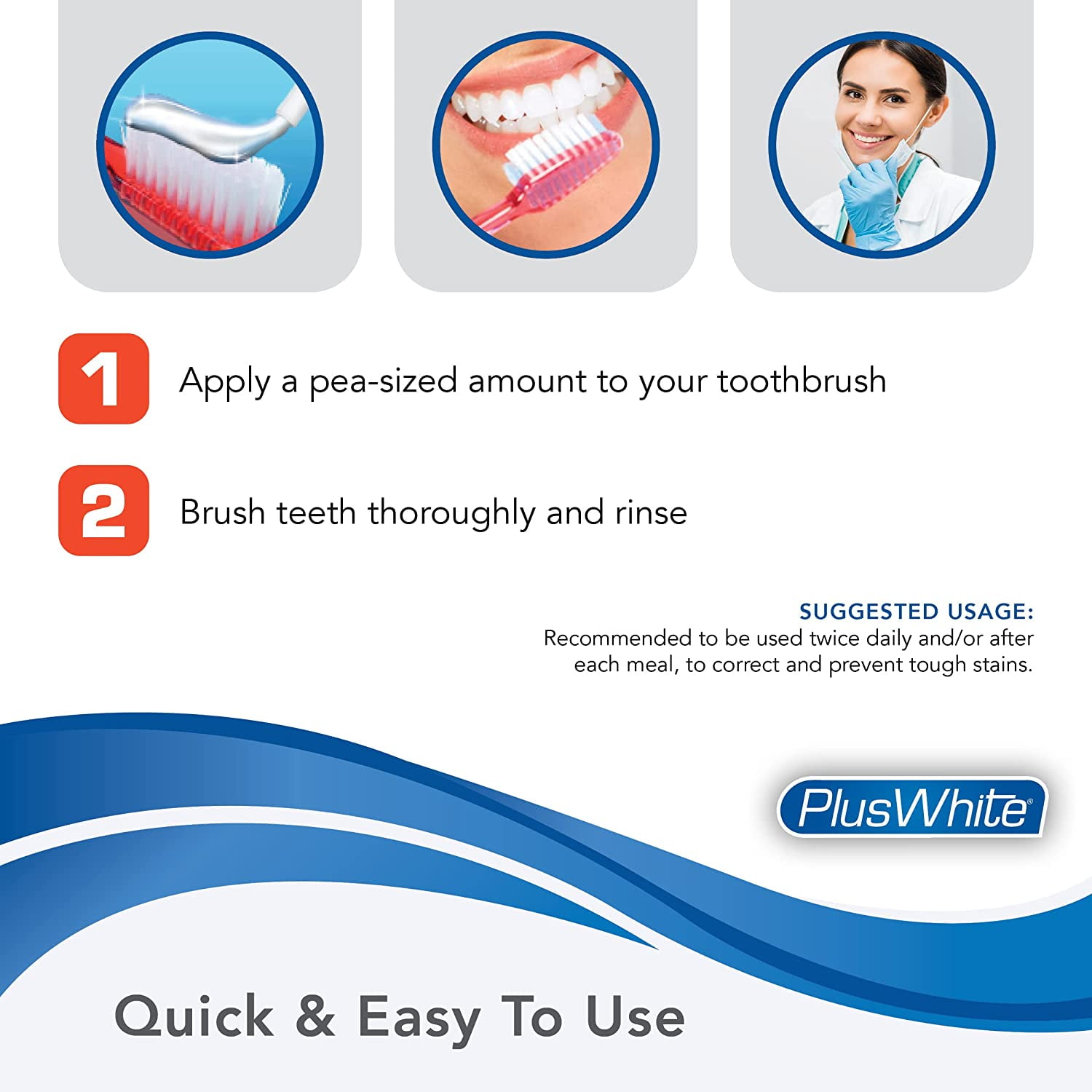 2 Pack Plus White 5 Minute Premier Speed Whitening Gel, 2.0 Ounce each