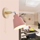 thumbnail image 4 of Matsuzay Luz de pared nórdica, moderna 110-265v E27 Luz de pared decorativa con cabezal de dirección, Lámpara de pared de cabecera de maciza con Iluminación y accesorios No.2 Matsuzay HA025234-02, 4 of 5