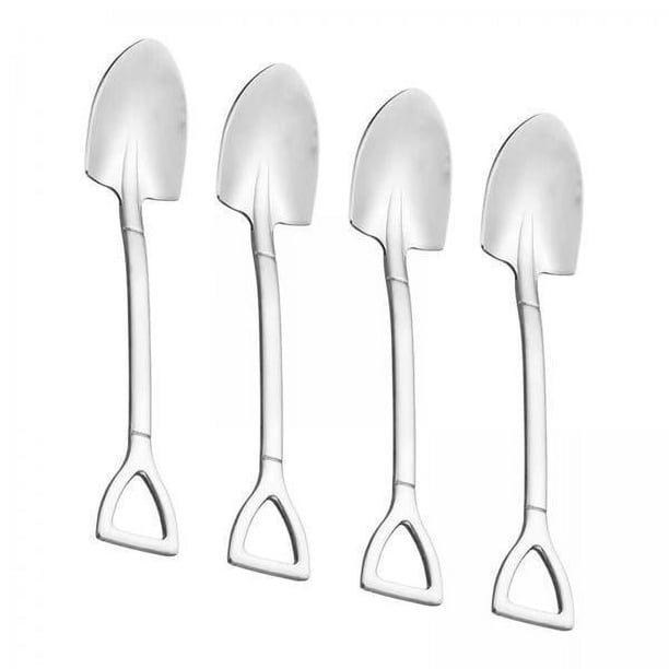 3xcuchara Con Forma De Pala, Cuchara Para Té Y Café, Cuchara Para Helado Para Cocina, 4 Uds.