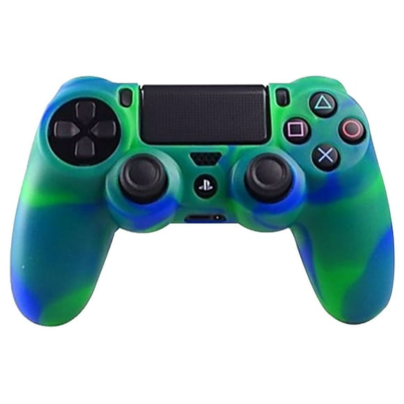 PS4 Controller Skin Grip Cover Case Set Protective Soft Silicone Gel Rubber Shell & Anti-Slip Thumb Stick Caps for Playstation 4 Controller Gaming Gamepad