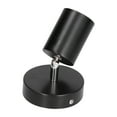 thumbnail image 3 of Track Light Base, Wall Mounted 90° Tiltable 330° Rotatable Spotlight Holder Elegant Easy To Install  For Restaurant For Bedroom For Shopping Mall Black, 3 of 8