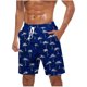thumbnail image 1 of Pantalones Cortos Casuales para Hombre Imprimir con Bolsillos Pantalones de Playa de Cintura Elástica, Pantalones Cortos de Cintura Elástica para Hombre, 1 of 9