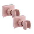 thumbnail image 1 of Oleegame 2PC Spoon And Lid Rest Sprinkler Bracket Free Punching Fixed Seat Universal Shaking Head Adjustable Pink, 1 of 2