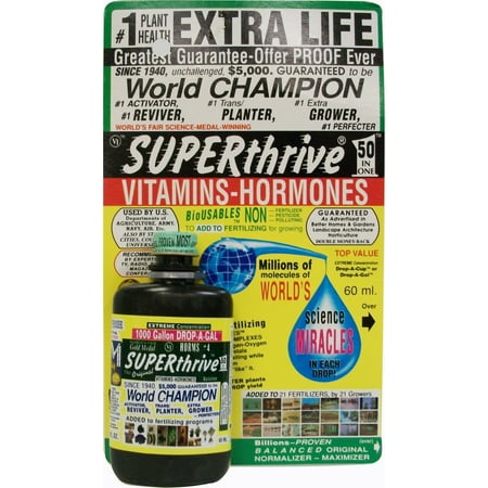 Outdoor Plant Food - Super Thrive Vitamin Solution Plant Food, 4 oz