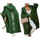 thumbnail image 3 of Cárdigan para Mujer, Holgado, con Capucha, Informal, de Larga, Color Liso, con Estampado de Letras, para Exteriores Verde L, 3 of 7