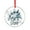 Pattern-3, variant on Cute Monkey Swinging on Vines with Toucan Glass Ornament Appreciation Gift for Xmas Friend Bestie Nurse Teacher Mentor Boss Coworker Monkey Lover Gifts Glass Round Ornaments