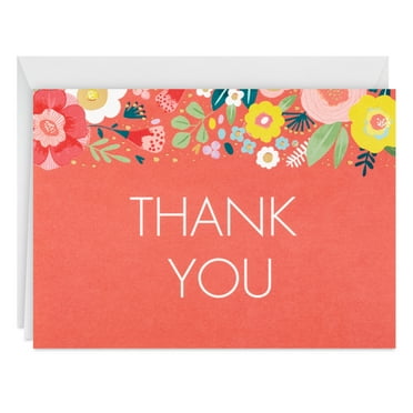 Hallmark Thank-You Notes (Fresh and Floral), 40 ct.