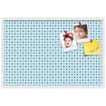 thumbnail image 2 of PinPix 36x24 Custom Cork Bulletin Board Bule Polka Dot Poster Board Has a Fabric Style Canvas Finish, Framed in Bule Polka Dot, by ArtToFrames (PinPix-341), 2 of 6