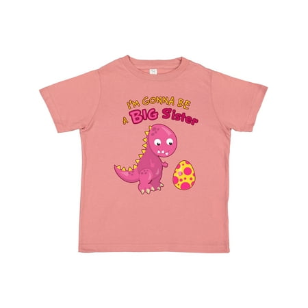 

Inktastic Dinosaur Future Big Sister Gift Toddler Toddler Girl T-Shirt