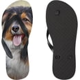 thumbnail image 3 of Dreamtimes Flip Flops Slippers Vintage Dog Puppy Clouds Sky for Women Girl Men Sandals Beach Summer Shower Slippers, 3 of 5