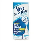 Neo-Synephrine Nasal 0.5% Regular Strength Spray, 0.5 Oz, 3 Pack