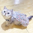 thumbnail image 4 of shenmeida Cat Dresses Puppy Flower Dress, Summer Floral Princess Dress, Cute Camisole Tutu Skirt for Small Medium Girl Cats Clothes, 4 of 7