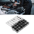thumbnail image 1 of Grommet Assortment, 125PCS Rubber Grommet Assortment Sealing Eyelet Ring Gasket Combination Set For Automotive Wiring Operations Of, Grommet Kits, 1 of 8