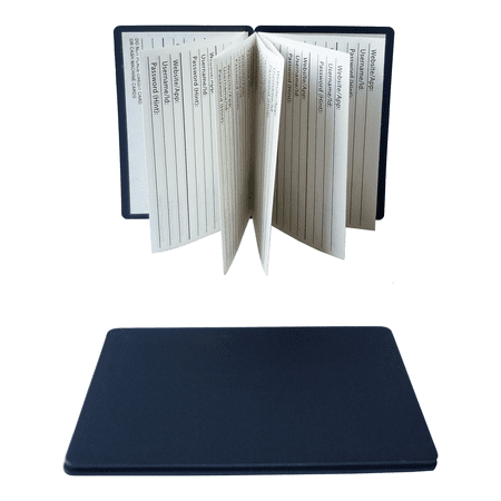 Appletofu Magnetic Mini Password Keeper Book for Log Wallet - Set of 2
