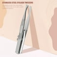 thumbnail image 4 of Stainless Steel Eyelashes Eyebrow Tweezer + LED Light, 4 of 8