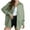 Army Green, variant on ICHUANYI 2023 Women's Button Down Work Shirts Long Sleeve Lapel Blouses V Neck Casual Solid Loose Tops