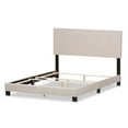 thumbnail image 3 of Baxton Studio Hampton Modern and Contemporary Light Beige Fabric Upholstered King Size Bed, 3 of 7