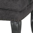 thumbnail image 6 of Noble House Ardson French Upholstered Dining Chair, Set of 2, Gray, 6 of 10