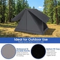 thumbnail image 6 of Biotree Instant Pop Up 2-3 Person Camping Tent with Rainfly and Carry Bag for Hiking Backpacking, Gray, 6 of 10