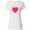 AA-White, variant on Inktastic Valentine Red Heart with Dots Women's T-Shirt