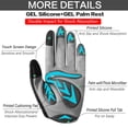 thumbnail image 3 of Kids Bike Gloves Boys Girls Gel Padded Full Finger Road Riding Mountain Bicycle Non-Slip Cycling Glove for Youth Junior Children Ages 2-11, 3 of 4