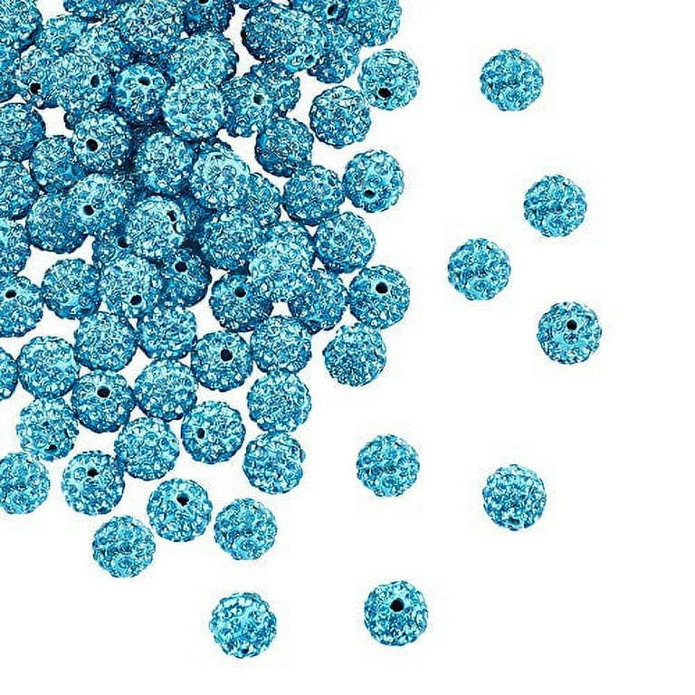 5/10/20 10mm Crystal Paved Clay Disco Ball Shamballa Beads for Bracelets  New2023