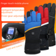 thumbnail image 3 of Guantes calefactores eléctricos de doble cara para hombre, recargables, con batería de litio, reflectantes, cálidos, autocalentables, con cinco dedos, para motocicleta, 3 of 6