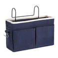 thumbnail image 2 of yuksok Bedside Cabinet Storage Organizer For Eyewear Book Dark Blue, 2 of 7