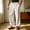 Beige, variant on Men's Pants Black Pleated Big and Tall Solid Casual Business Commuting High Waist Slim Straight Leg Trousers
