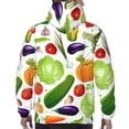 thumbnail image 7 of Sikiie Vegetables2 Men's Hoodie, Essentials Hoodie, Sweatshirt, Pullover Hooded Sweatshirt for Men-Small, 7 of 7