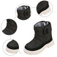 thumbnail image 7 of Quealent Boys Girls Snow Boots Water Resistance Cold Weather Winter Boots Black for Size 8.5, 7 of 7