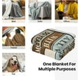 thumbnail image 2 of 50th Birthday Blanket Gift for Women Men，50th Birthday Gift for Mom/Dad from Daughter Son，50th Birthday 50 * 60 Throw Blanket for Her/Him，1973 Flannel Blanket for Sofa, 2 of 6