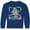 Royal Blue, variant on Inktastic Sanibel Island Florida Cute Swimming Manatee Long Sleeve Youth T-Shirt