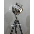 thumbnail image 5 of Designers Searchlight & Grey Tripod Stand Wood Shiny Chrome, 5 of 6