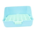 thumbnail image 1 of Caja de arena Zulema Inodoro con bandeja de arena Azul 11x11x8in, 1 of 8