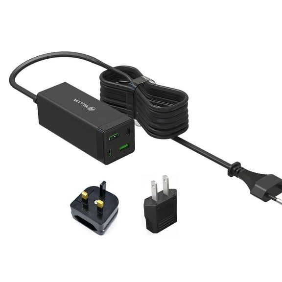 Tellur PDHC2 AC Charger 65W (2xPD 2xQC3.0), EU,UK,US, black