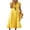 Yellow, variant on TheFound Summer Dresses for Women Loose Cotton Turn-Down Top Shirt Dress Ladies Knee Midi Sundress Maxi Dresses