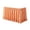 Orange_04, variant on Gingham Desk Skirt, Checkered Table Skirt with Ruffled Hem Gingham Table Skirt With Ruffled Edge, Hook And Loop Fasteners For Teacher Desks, Parties And Display Tables Green Black